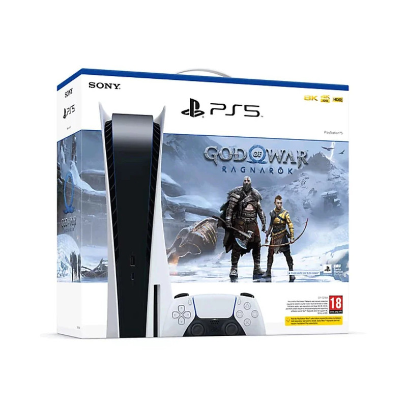 Sony PlayStation 5 Console - God of War Ragnarok Bundle - جهاز ألعاب